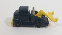 1997 Hot Wheels Tow Truck Dark Blue Plastic Body Die Cast Toy Car Vehicle McDonald's Happy Meal