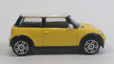 HTI BMW Mini Cooper S Yellow and White Die Cast Toy Car Vehicle