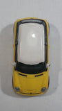 HTI BMW Mini Cooper S Yellow and White Die Cast Toy Car Vehicle