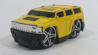 2005 Hot Wheels First Editions - Blings Hummer H3 Yellow Die Cast Toy Car Vehicle