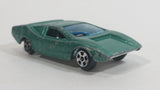 Vintage 1970s TinToys W.T. 20T Karina 1700 Emerald Green Die Cast Toy Sports Car Vehicle - Hong Kong