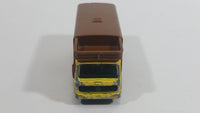 1980s Majorette Made in France Mercedes Betaillere Yellow/Brown Animal Truck Die-cast Toy