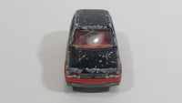 Majorette Peugeot 205 GTI 1/53 Scale No. 281 Black Die Cast Toy Car Vehicle with Opening Hatch Door