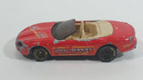 1999 Hot Wheels Sugar Rush II Jaguar XK-8 Convertible Nestle 100 Grand Chocolate Bar Red Die Cast Toy Car Vehicle