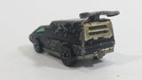 1979 Hot Wheels Golden Machines Spoiler Sport Van Black (Originally Gold Chrome) Die Cast Toy Car Vehicle - Hong Kong - 2 Rear window Verison