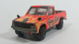 Rare Majorette Toyota Pick-up Truck 4x4 Neon Orange Gladiator No. 292 Die Cast Toy Car Vehicle with Opening Hood