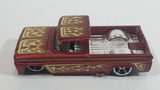 2013 Hot Wheels Showroom Hot Trucks Custom '62 Chevy Truck Satin Red Die Cast Toy Car Vehicle