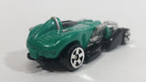 2002 Hot Wheels Saltflat Racer Green Die Cast Toy Car Vehicle McDonald's Happy Meal