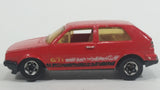 1991 Hot Wheels VW Golf GTI Red Die Cast Toy Car Vehicle