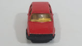 1991 Hot Wheels VW Golf GTI Red Die Cast Toy Car Vehicle