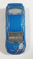 2010 Hot Wheels Night Burnerz 2008 Lancer Evolution Metallic Blue Die Cast Toy Car Vehicle