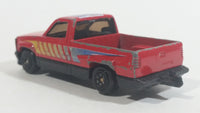 Yatming 1990 Chevrolet 1500 Truck Red No. 822 Die Cast Toy Car Vehicle