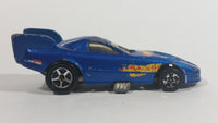 1997 Hot Wheels First Editions Pontiac Firebird Funny Car Metalflake Blue Die Cast Toy Car Vehicle