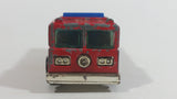 1982 Hot Wheels Fire Eater Red Fire Truck Die Cast Toy Car Vehicle - BW - Blue Lights