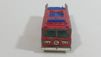 1982 Hot Wheels Fire Eater Red Fire Truck Die Cast Toy Car Vehicle - BW - Blue Lights