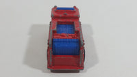 1982 Hot Wheels Fire Eater Red Fire Truck Die Cast Toy Car Vehicle - BW - Blue Lights