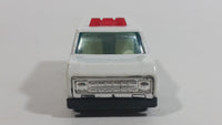 Yatming 1970s Ford Econoline Police Cop Van White and Black Die Cast Toy Car Vehicle