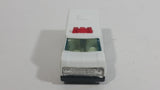 Yatming 1970s Ford Econoline Police Cop Van White and Black Die Cast Toy Car Vehicle