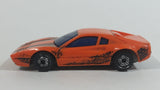 HTF 1996 Hot Wheels G-Force Ferrari 328 GTB Orange Plastic Body Die Cast Toy Car Vehicle