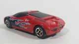 2000 Road Champs Ford GT-90 Red and Black Die Cast Toy Car Vehicle