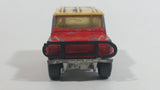 1989 Matchbox Mountain Trails Land Rover Ninety Red and White Die Cast Toy Car Vehicle - Macau