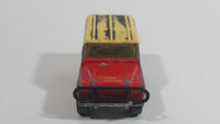 1989 Matchbox Mountain Trails Land Rover Ninety Red and White Die Cast Toy Car Vehicle - Macau