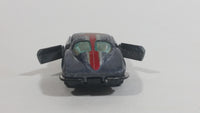 Yatming 1963 Corvette Stingray Dark Grey No. 1078 Die Cast Toy Muscle Car Vehicle with Opening Doors