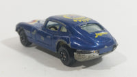 Yatming Jaguar Type-E #10 Dark Blue With Union Jack No. 1010 Die Cast Toy Luxury Car Vehicle