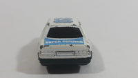 Yatming No. 820 Mercedes Benz 380SEL Super Runner #20 White Blue Die Cast Toy Car Vehicle