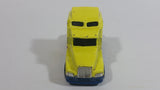 1999 Hot Wheels Race Team Crew '76 Big Rig Semi Tractor Truck Yellow Die Cast Toy Car Vehicle