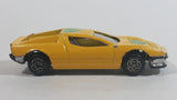 Summer Marz Karz No. 8805 Ferrari Testarossa '2001' Yellow Die Cast Toy Exotic Race Car Vehicle