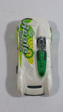 2003 Hot Wheels Carbonated Cruisers Monoposto Pearl White Die Cast Toy Car Vehicle