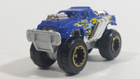 Zuru Metal Machines Monster Truck Blue and Chrome Die Cast Toy Car Vehicle