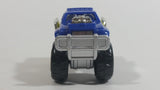 Zuru Metal Machines Monster Truck Blue and Chrome Die Cast Toy Car Vehicle