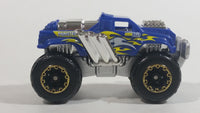 Zuru Metal Machines Monster Truck Blue and Chrome Die Cast Toy Car Vehicle