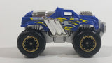 Zuru Metal Machines Monster Truck Blue and Chrome Die Cast Toy Car Vehicle