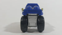 Zuru Metal Machines Monster Truck Blue and Chrome Die Cast Toy Car Vehicle