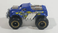 Zuru Metal Machines Monster Truck Blue and Chrome Die Cast Toy Car Vehicle