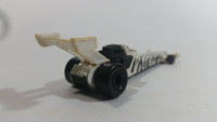 1993 Hot Wheels Dragster Funny Car White Black Die Cast Toy Race Car Vehicle McDonald's Happy Meal