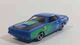 2013 Hot Wheels Workshop Performance '70 Plymouth AAR Cuda Blue Die Cast Toy Muscle Car Vehicle