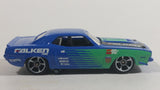 2013 Hot Wheels Workshop Performance '70 Plymouth AAR Cuda Blue Die Cast Toy Muscle Car Vehicle