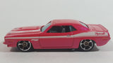 2012 Hot Wheels Muscle Mania - Mopar '70 Plymouth AAR Cuda Pink Die Cast Toy Muscle Car Vehicle