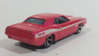 2012 Hot Wheels Muscle Mania - Mopar '70 Plymouth AAR Cuda Pink Die Cast Toy Muscle Car Vehicle