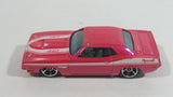 2012 Hot Wheels Muscle Mania - Mopar '70 Plymouth AAR Cuda Pink Die Cast Toy Muscle Car Vehicle