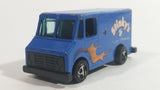 1999 Hot Wheels House Calls Delivery Truck Blue Die Cast Toy Car Vehicle