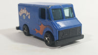 1999 Hot Wheels House Calls Delivery Truck Blue Die Cast Toy Car Vehicle