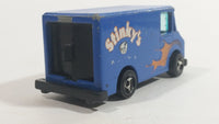 1999 Hot Wheels House Calls Delivery Truck Blue Die Cast Toy Car Vehicle