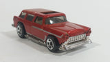 2010 Hot Wheels Hot Auctions Chevy Nomad Metalflake Dark Red Die Cast Toy Station Wagon Car Vehicle