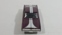 2010 Hot Wheels Muscle Mania '67 Dodge Charger Maroon Die Cast Toy Muscle Car Vehicle