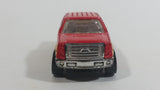 2010 Hot Wheels City Works Rides 2009 Ford F-150 Truck Bright Red Die Cast Toy Car Vehicle